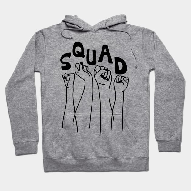 Squad - Feminist Women of Color - Future of America Hoodie by YourGoods
